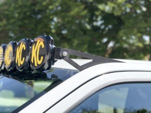 Ford F-150 LED Light Bar - Overhead - KC HiLiTES - Pro6 Gravity 9-Light Combo - Black - `15-`20